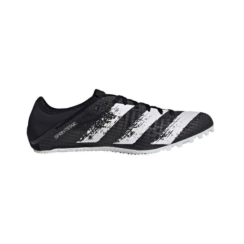 white sprint spikes