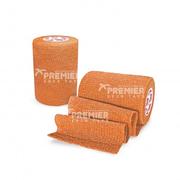 Pro Shin Guard Wrap: Orange