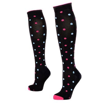 Lily Trotters Dots-a-Plenty Compression Socks BLACK