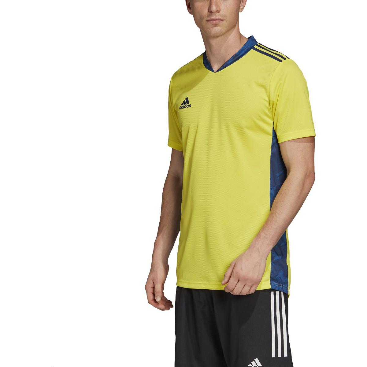 adidas Men's Short-sleeve Soccer Jersey in Yellow for Men