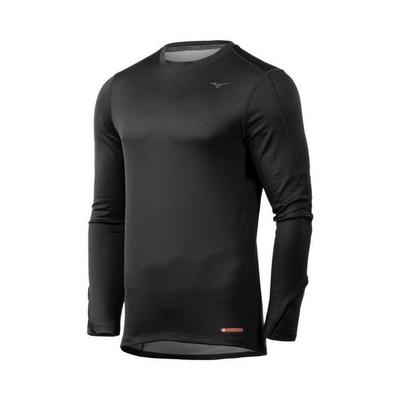 Men's Mizuno Breath Thermo Base Long Sleeve BLACK