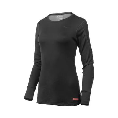 Women's Mizuno Breath Thermo Base Long Sleeve BLACK
