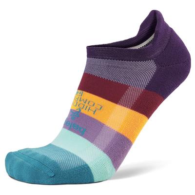 Balega Hidden Comfort Sock CHARGED_PURPLE/AQUA