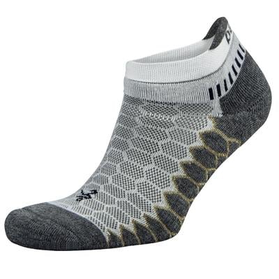 Balega Silver Running Socks WHITE/GREY