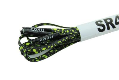SR4U Premium Soccer Laces BLACK/NEON_YELLOW