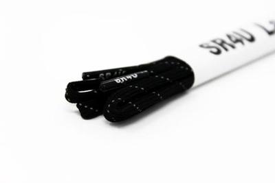 SR4U Reflective Soccer Laces BLACK