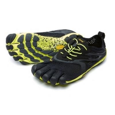 Men's Vibram V-Run BLACK/YELLOW