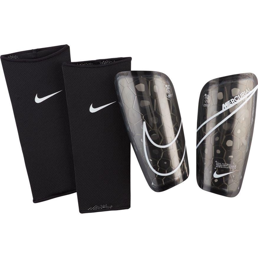 Mercurial lite set of soccer shinguards with sleeves 