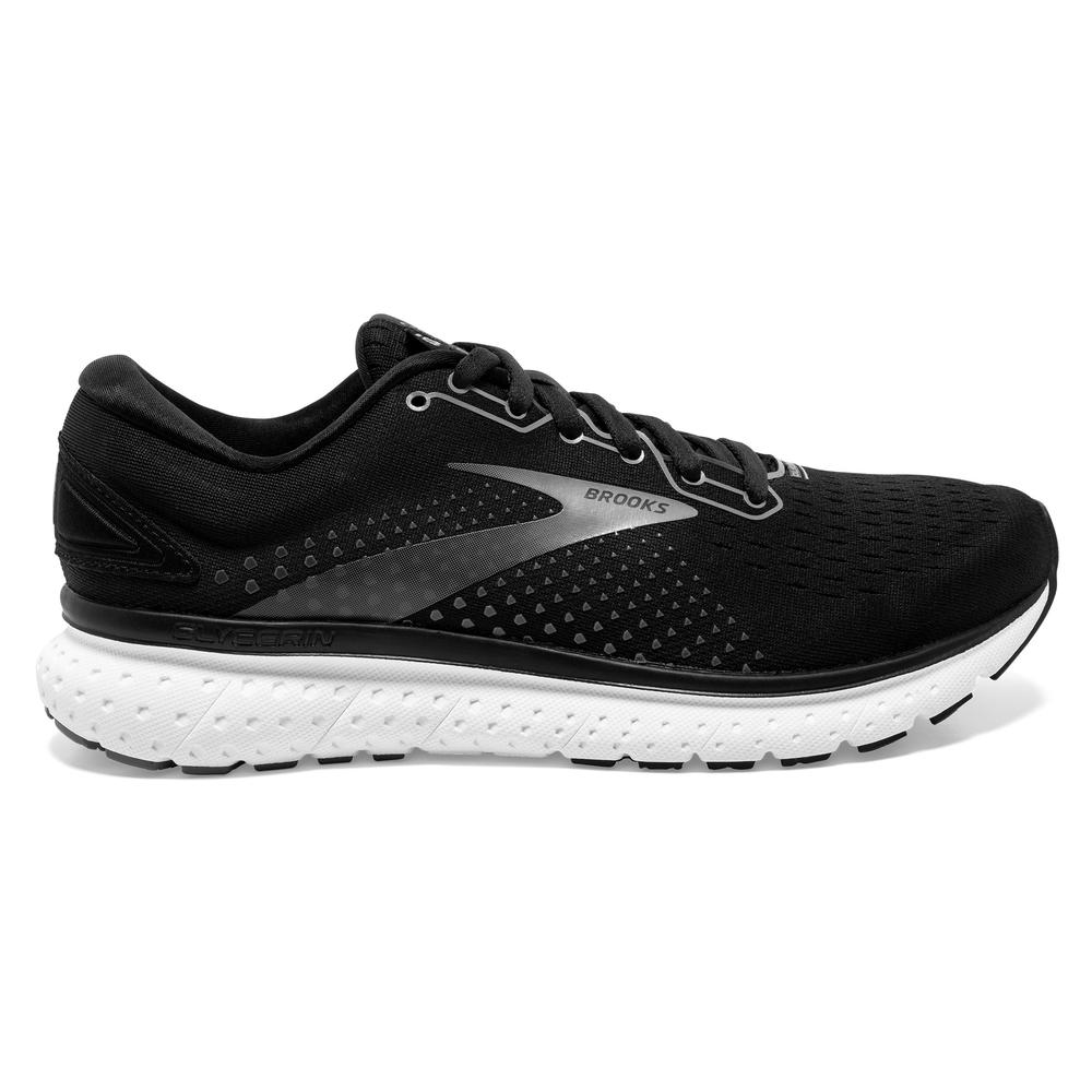 black and white womens brooks