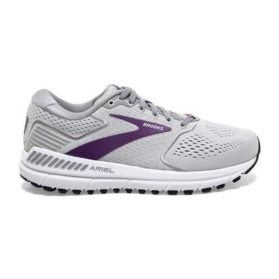Women's Brooks Ariel ' 20 (Wide) OYSTER/ALLOY/GRAPE