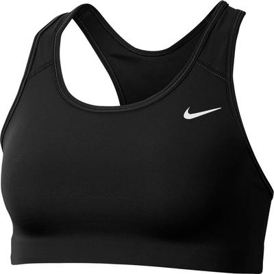 Women's Nike Swoosh Sports Bra BLACK/WHITE