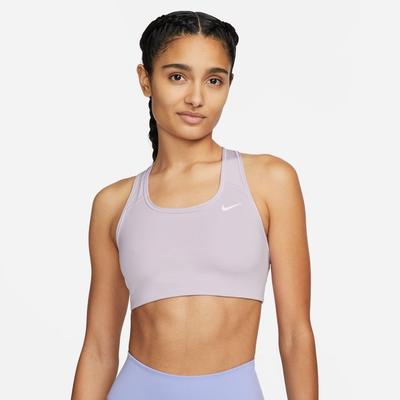 Women's Nike Swoosh Sports Bra DOLL/WHITE