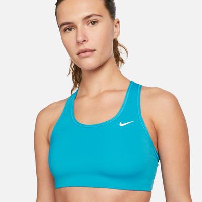 Women's Nike Swoosh Sports Bra LASER_BLUE/WHITE