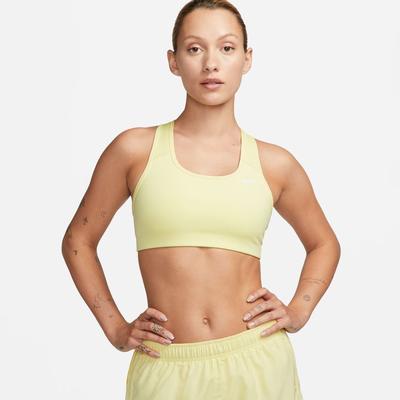 Women's Nike Swoosh Sports Bra LEMON_CHIFFON/WHITE