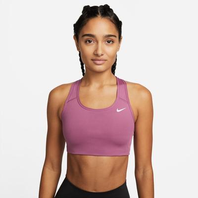 Women's Nike Swoosh Sports Bra LIGHT_BORDEAUX/WHITE