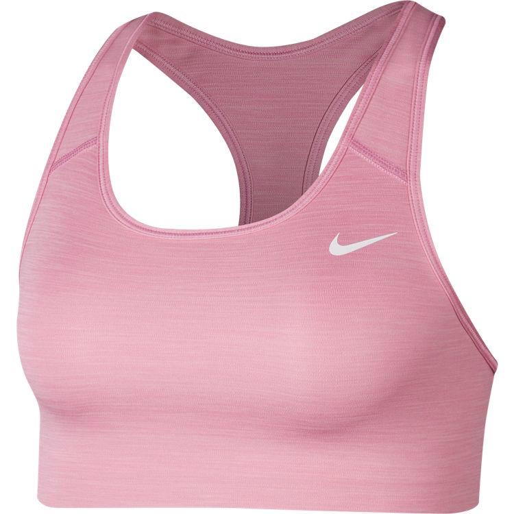 nike swoosh sports bra pink