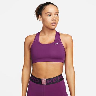 Women's Nike Swoosh Sports Bra VIOTECH/WHITE