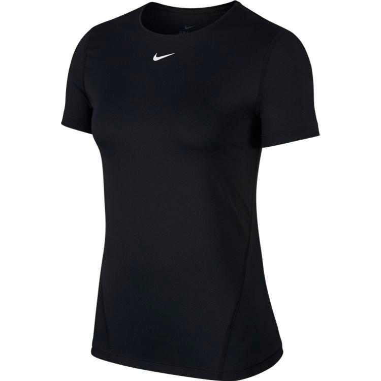  Women's Nike Pro Short- Sleeve Mesh Top