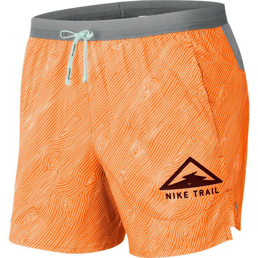 grey and orange nike shorts