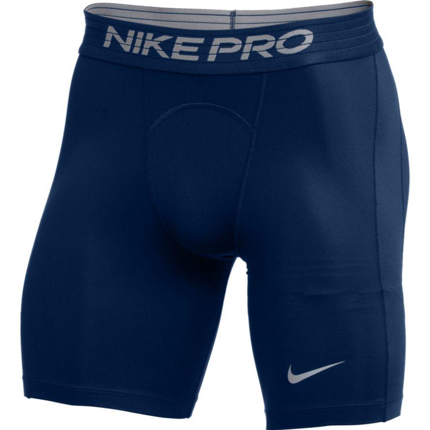 navy blue nike pro shorts