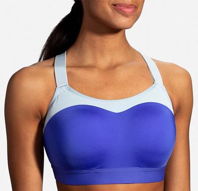 Women's Brooks Dare Racerback Running Bra LAPIS/GLACIER