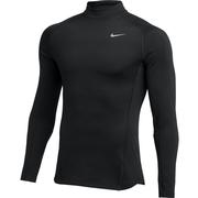nike men's mock neck long sleeve thermal top