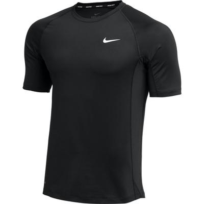 Men's Nike Pro Fitted Short-Sleeve Top BLACK