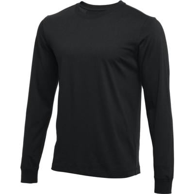 Men's Nike Core Cotton Long-Sleeve T-Shirt BLACK