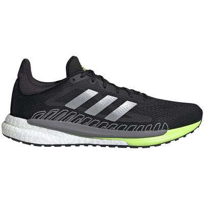 Men's adidas Solar Glide 3 BLACK/SILVER/GREEN