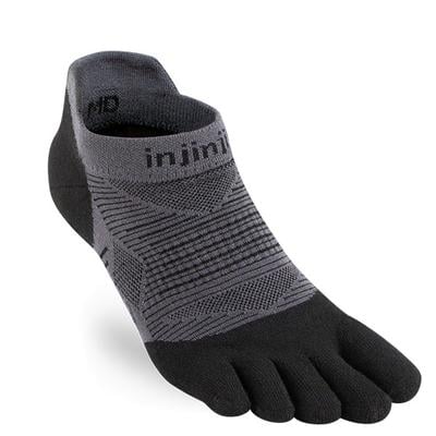 Injinji Run Lightweight No-Show Sock BLACK