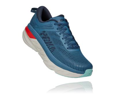 Men's Hoka One One Bondi 7 REAL_TEAL/OUTERSPACE