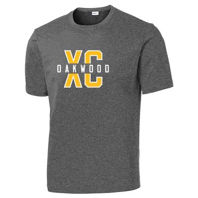 Men's Oakwood XC Competitor Short-Sleeve Tech Tee IRON_GREY_HEATHER