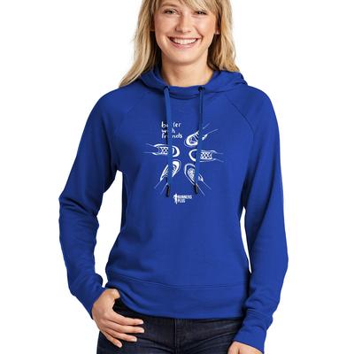 Women's Better with Friends French Terry Hoodie TRUE_ROYAL