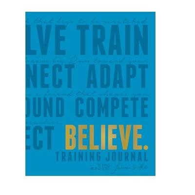 Believe Training Journal ELECTRIC_BLUE