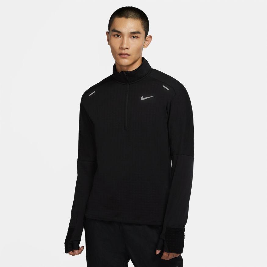 nike men's element half zip running top