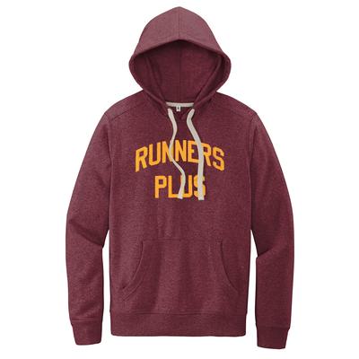 Runners Plus Re-Fleece Hoodie MAROON_HEATHER