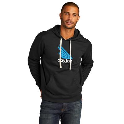 Men's DTC Re-Fleece Hoodie BLACK/BLUE/WHITE