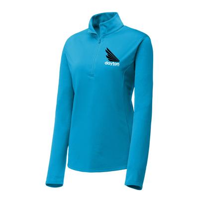 Women's DTC Competitor 1/2 Zip ATOMIC_BLUE/BLACK/WH
