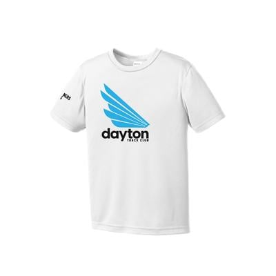Youth DTC Competitor Short-Sleeve Tech Tee WHITE/BLUE/BLACK