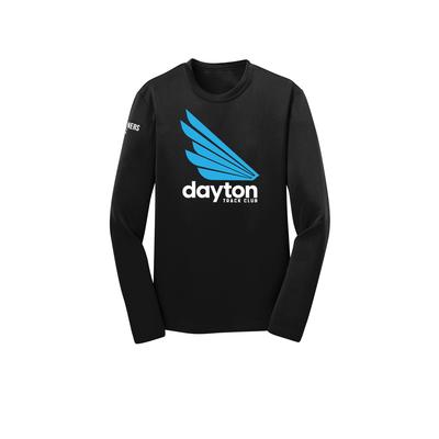 Youth DTC Competitor Long-Sleeve Tech Tee BLACK/BLUE/WHITE