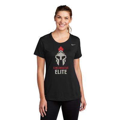 Women's Nike Cincinnatus Elite Legend Short-Sleeve BLACK/GREY/RED