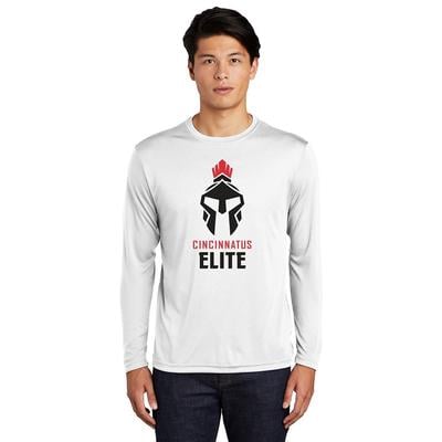 Men's Cincinnatus Elite Competitor Long-Sleeve WHITE/BLACK/RED