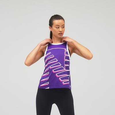 Women's New Balance Printed Fast Flight Tank DEEP_VIOLET_HEATHER