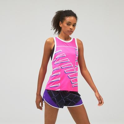 Women's New Balance Printed Fast Flight Tank PINK_GLO_HEATHER