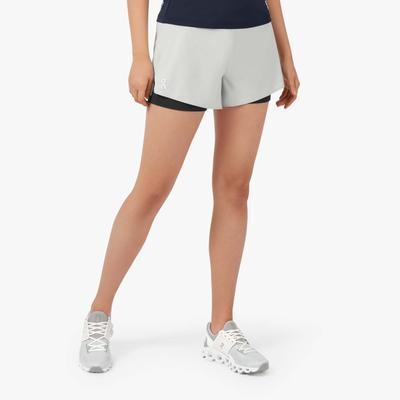 Women's On Running Shorts GLACIER/BLACK