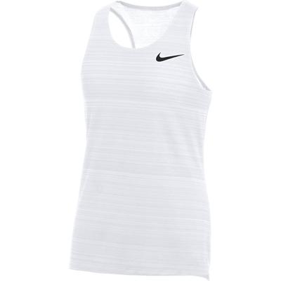 Women's Nike Miler Singlet WHITE