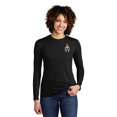 Women's Cincinnatus Elite Tri-Blend Long-Sleeve Tee SPACE_BLK/GRY/RD/LC