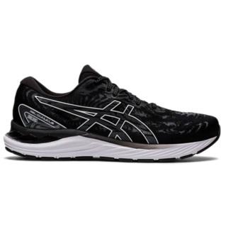 Men's ASICS Cumulus 23 BLACK/WHITE