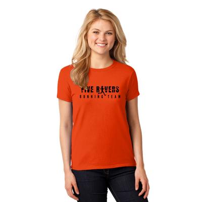 Women's 5Rivers Cotton T-Shirt ORANGE/W