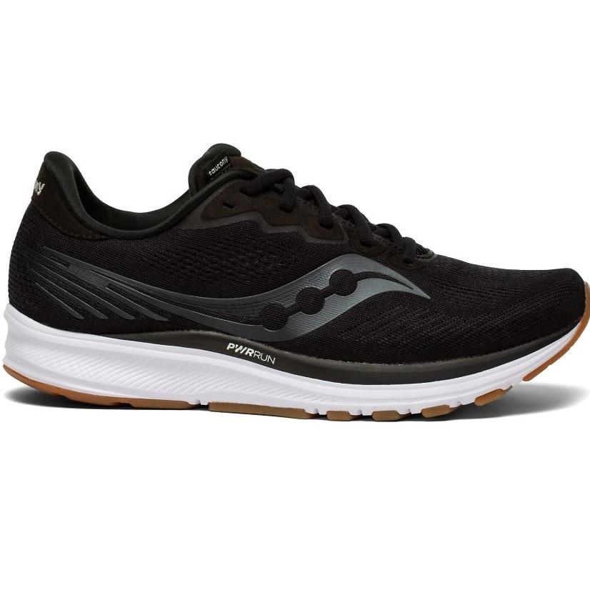 Saucony ride black and on sale gold